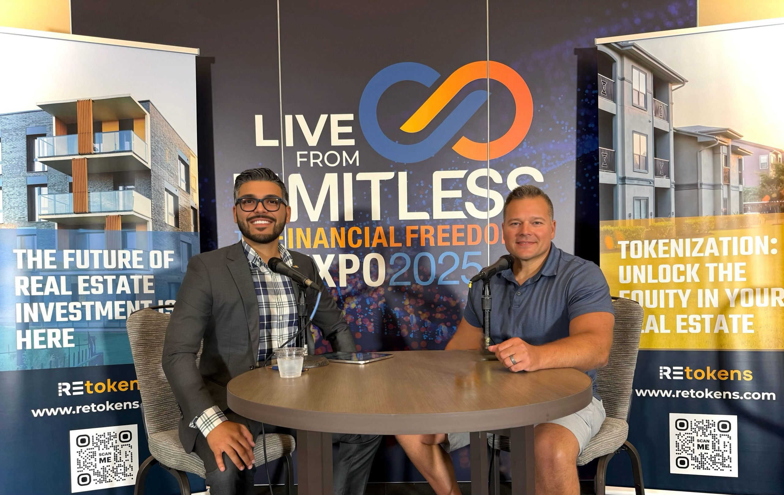 Tyler Vinson speaking on stage